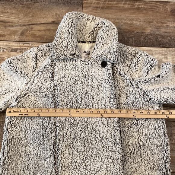 JACK BY DD DAKOTA Grey Shearling Jacket Large - Picture 13 of 14
